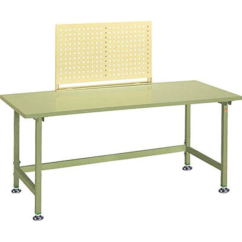 NBS1270W ボード付作業台 大阪製罐 スチール製天板 荷重800kg 間口1200mm奥行750mm高さ750mm  NBS1270W