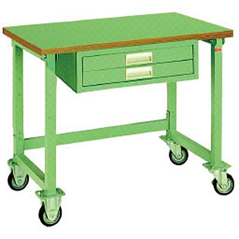 BL965C 移動式作業台 大阪製罐 ロンリウム製天板 荷重200kg 間口900mm奥行600mm高さ752mm  BL965C