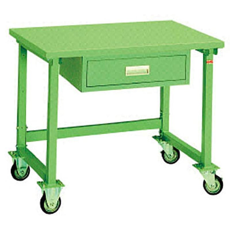 BS963C 移動式作業台 大阪製罐 スチール製天板 荷重200kg 間口900mm奥行600mm高さ752mm  BS963C