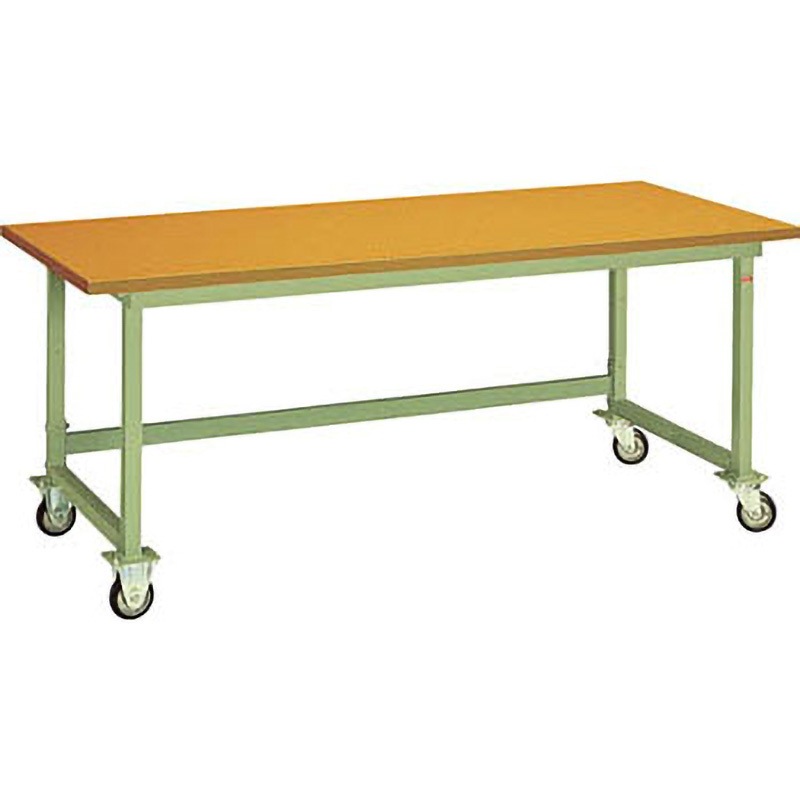 NBW1270C 移動式作業台 大阪製罐 木製製天板 荷重300kg 間口1200mm奥行750mm高さ752mm  NBW1270C