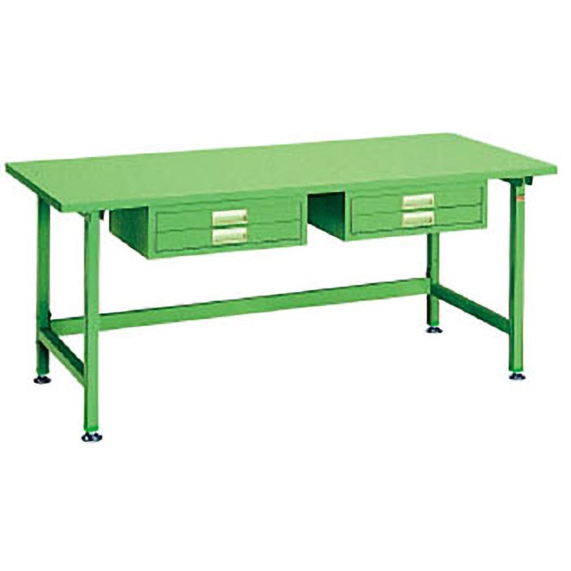 NBS1876 中量作業台 大阪製罐 スチール製天板 間口1800mm奥行750mm高さ750mm  NBS1876 76,890円