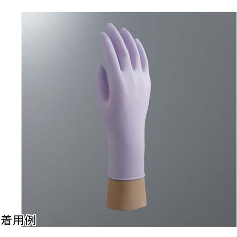 52817 ラベンダーニトリルグローブ 250枚入 1箱(250枚) アズワン