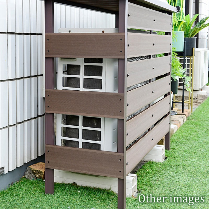 MWAC-110(DBR) エアコン室外機カバー 1個 YAMAZEN(山善) 【通販