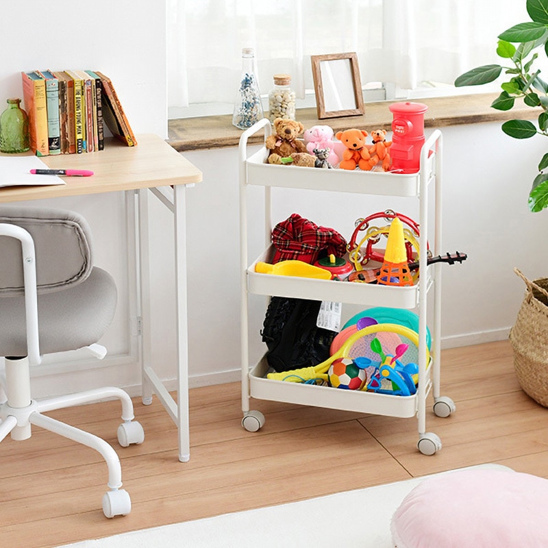 LBW-3(MWH) キッチンワゴン YAMAZEN(山善) ホワイト色 - 【通販