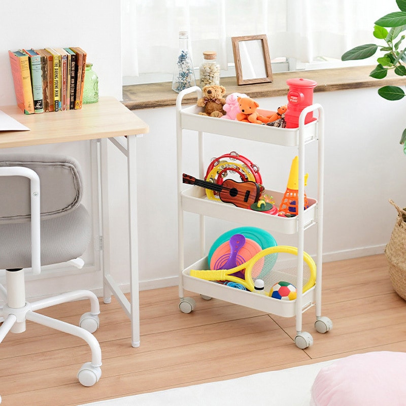 キッチン家電 yamay0chan.1023 商品情報_棚が動かせる キッチンワゴン（ハイタイプ） | 山善の商品