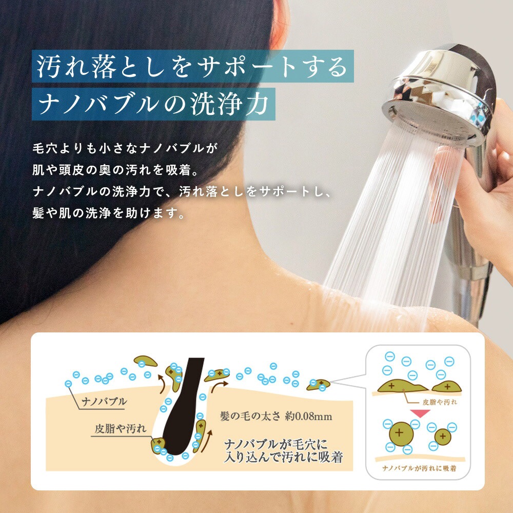 PPSH-ANB10R ウルトラファインバブルシャワー BIRAKU YAMAZEN