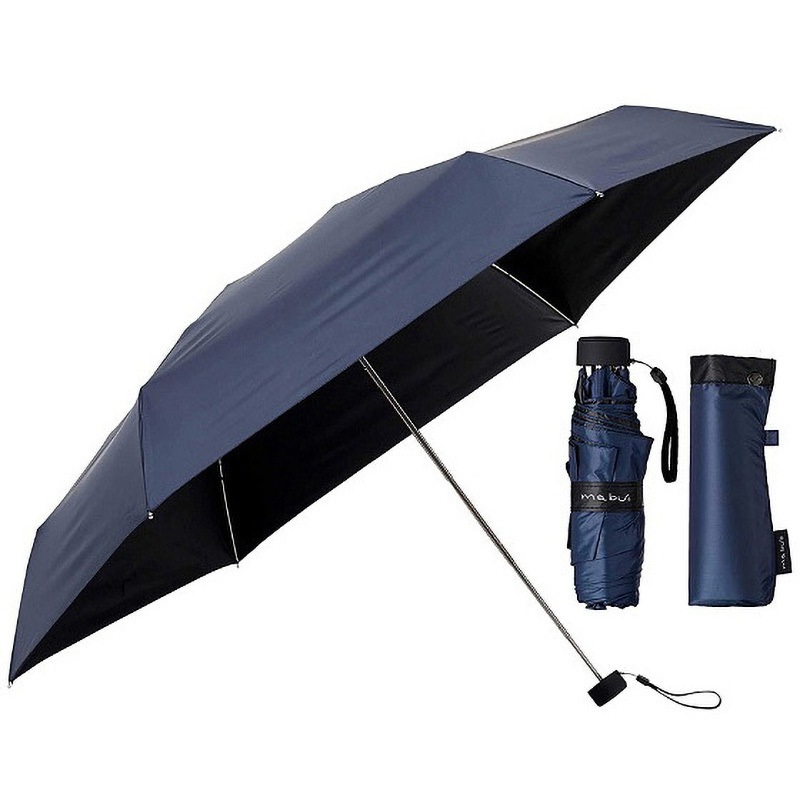 ますさん　専用 SMV-41073 晴雨兼用 折りたたみ傘 100%遮光ハンディミニ for MEN