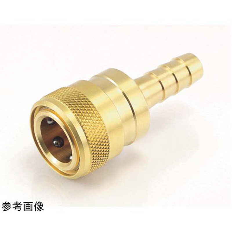 6NSH-BS-N 両路開放型ソケット 真鍮製 NBR 1個 ニューマシン 【通販