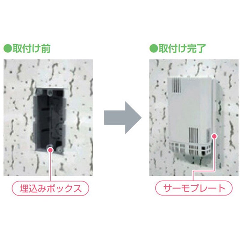 HN-EKA1N HN-Ekseries 壁取付形温湿度計 HNシリーズ 1個 CHINO