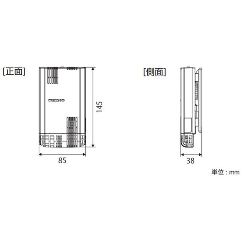 HN-EKA1N HN-Ekseries 壁取付形温湿度計 HNシリーズ 1個 CHINO