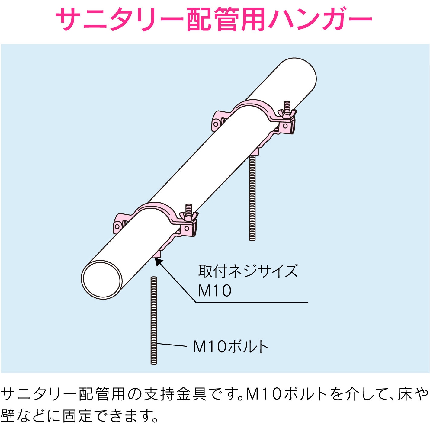 GA-JK064 これエエやん パイプハンガー 支持固定 ヘルール継手