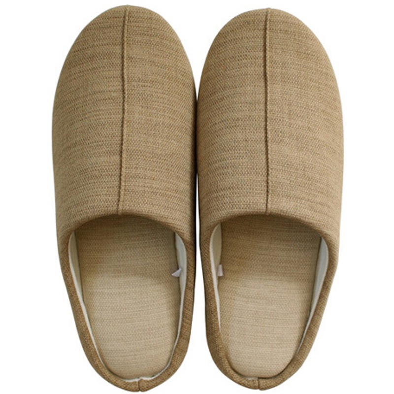 10-4-430-56 洗える リネンライクのチャールストンスリッパ Mサイズ 3足セット 10-4-430シリーズ 1袋(3足) ストロング 【通販モノタロウ】