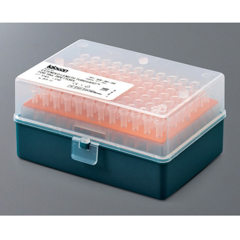 1036-960 マイクロチップ 10μL ラック入り未滅菌 1箱(10個×96本) ラブコン 【通販モノタロウ】