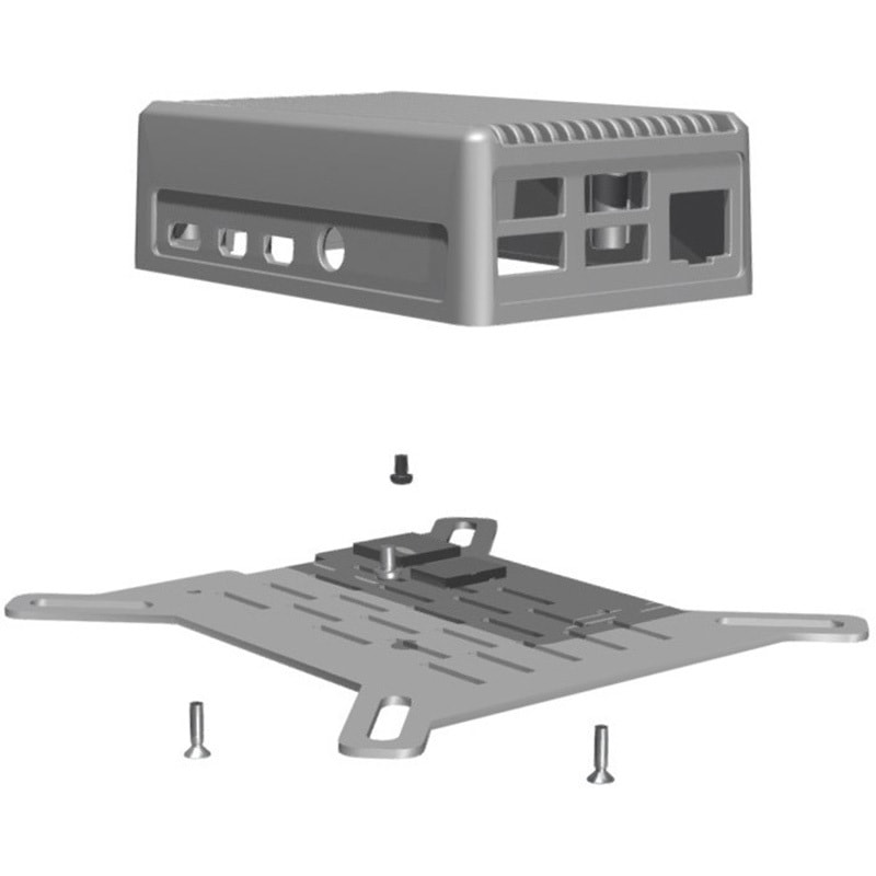 RPH-4B-FH-S Raspberry Pi 4B 専用 ヒートシンクケース RPH