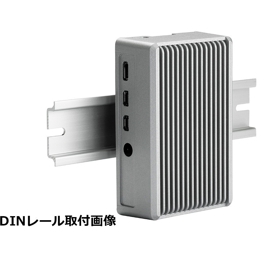 RPHD-4B-H-S Raspberry Pi 4B 放熱型DINレールケース RPHDシリーズ