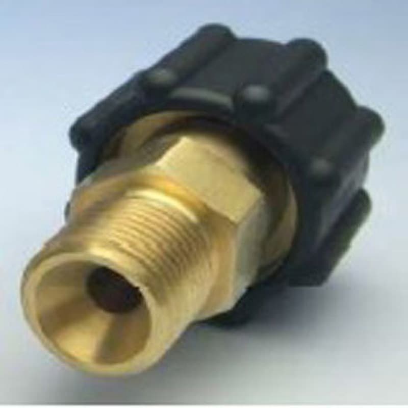 F22-15x1009-08-06 M22ネジ式(Φ15用)ローレットカプラ 1個 ツツミ工業