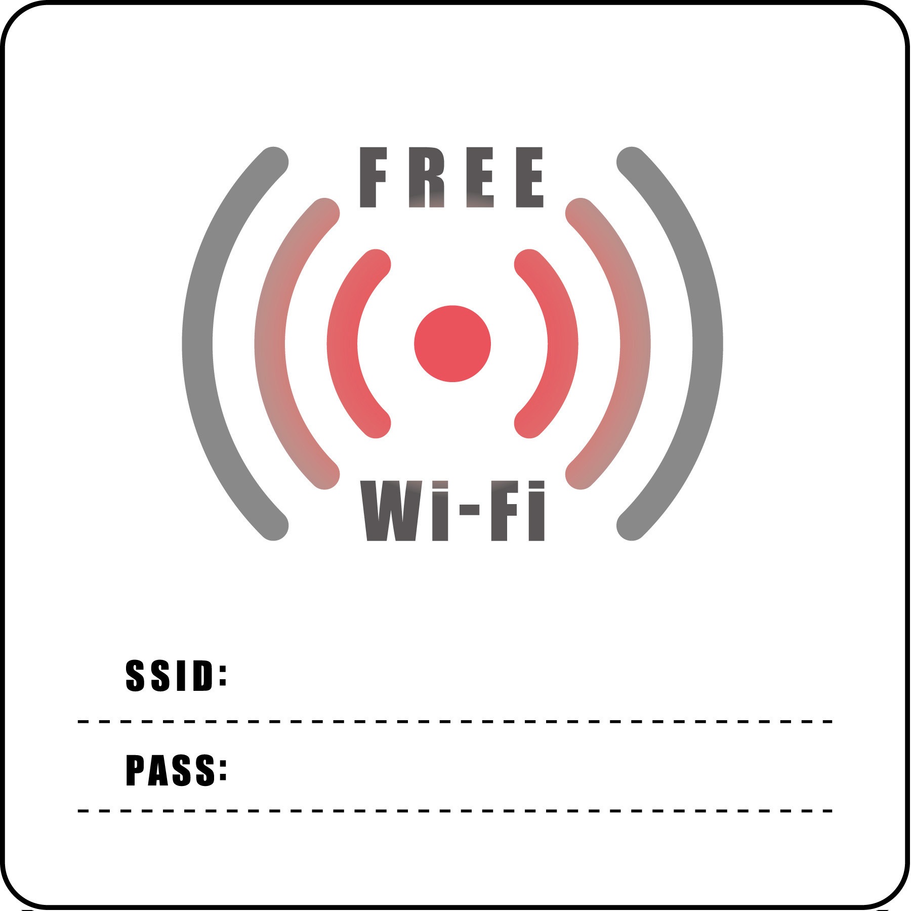 Wi-Fiサイン ステッカータイプ グリーンクロス 案内標識 【通販