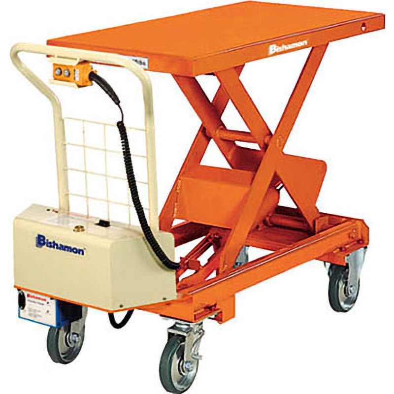 BX75B ビシャモン リフターBX(電動式) ビシャモン バッテリー上昇式 荷重750kg テーブル高さ440～1000mm