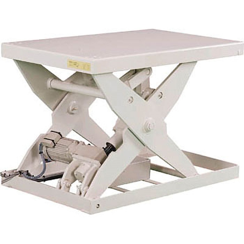 XS121215F ビシャモン 電動式リフト 1．2TON フートシキ ビシャモン 荷重1200kg 電動ネジ駆動式 テーブル高さ230～1030mm  XS121215F