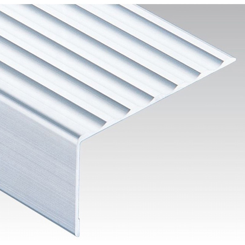 A75A-2000 パルステップ 改修用階段滑り止め アルミ製ノンスリップ 無垢タイプ A75 ケージーパルテック 長さ2m 1本(2000mm)