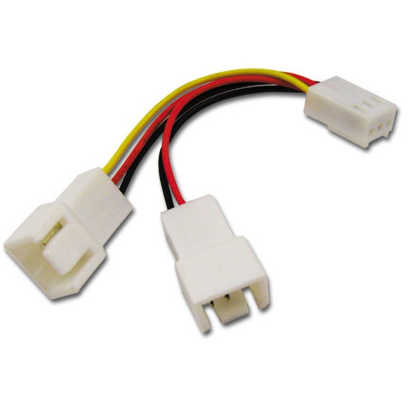 ファン用二股電源ケーブル アイネックス その他PC関連ケーブル 【通販