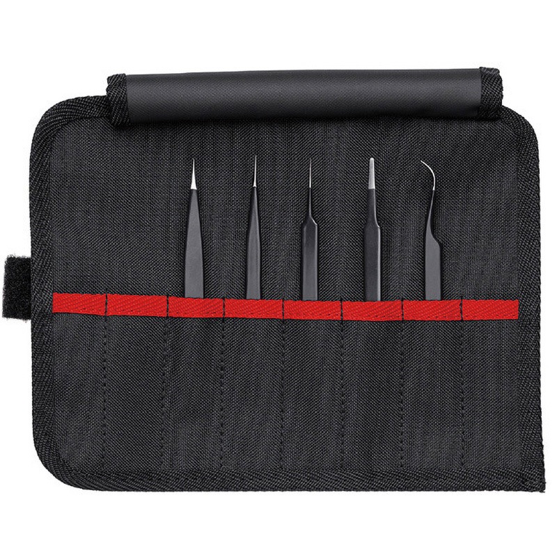 9200-01ESD 9200-01ESD 汎用ピンセット5本組セット KNIPEX(クニペックス) ステンレス製