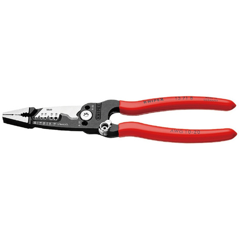 1371-8 1371-8 電気技師用多機能ペンチ 1丁 KNIPEX(クニペックス) 【通販モノタロウ】