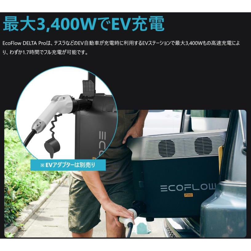 EFDELTAProUG-JP EcoFlow DELTA Pro UG 1箱 EcoFlow(エコフロー