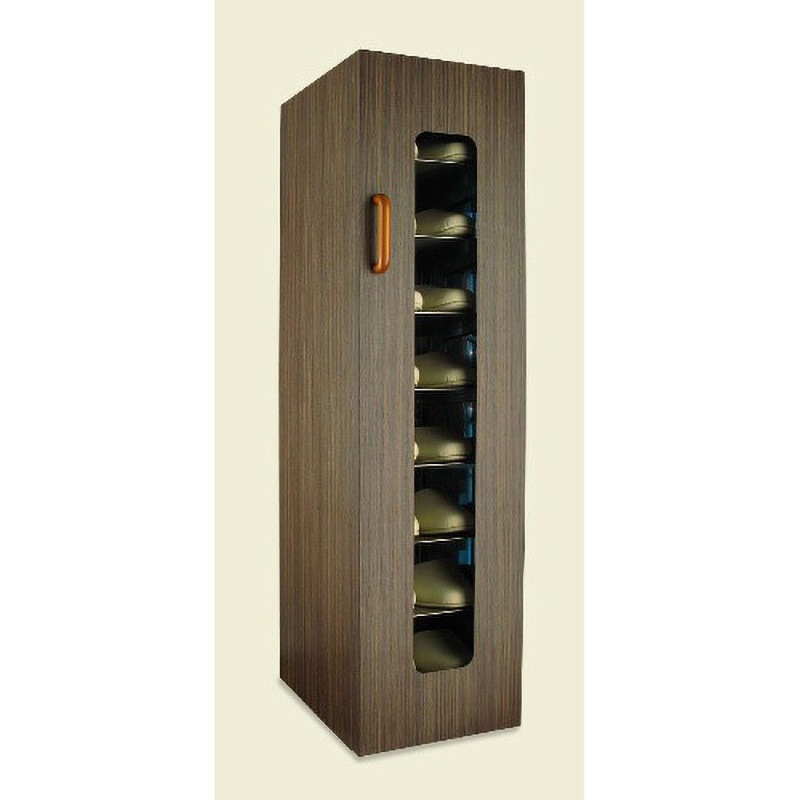 H8-07 UVクリーン エクセレント スリッパ殺菌保管庫 8足保管  エクセレント(総木目調) 左取っ手 東邦歯科産業 ゼブラダーク色 幅27cm奥行36cm高さ101cm  H8-07 76,890円