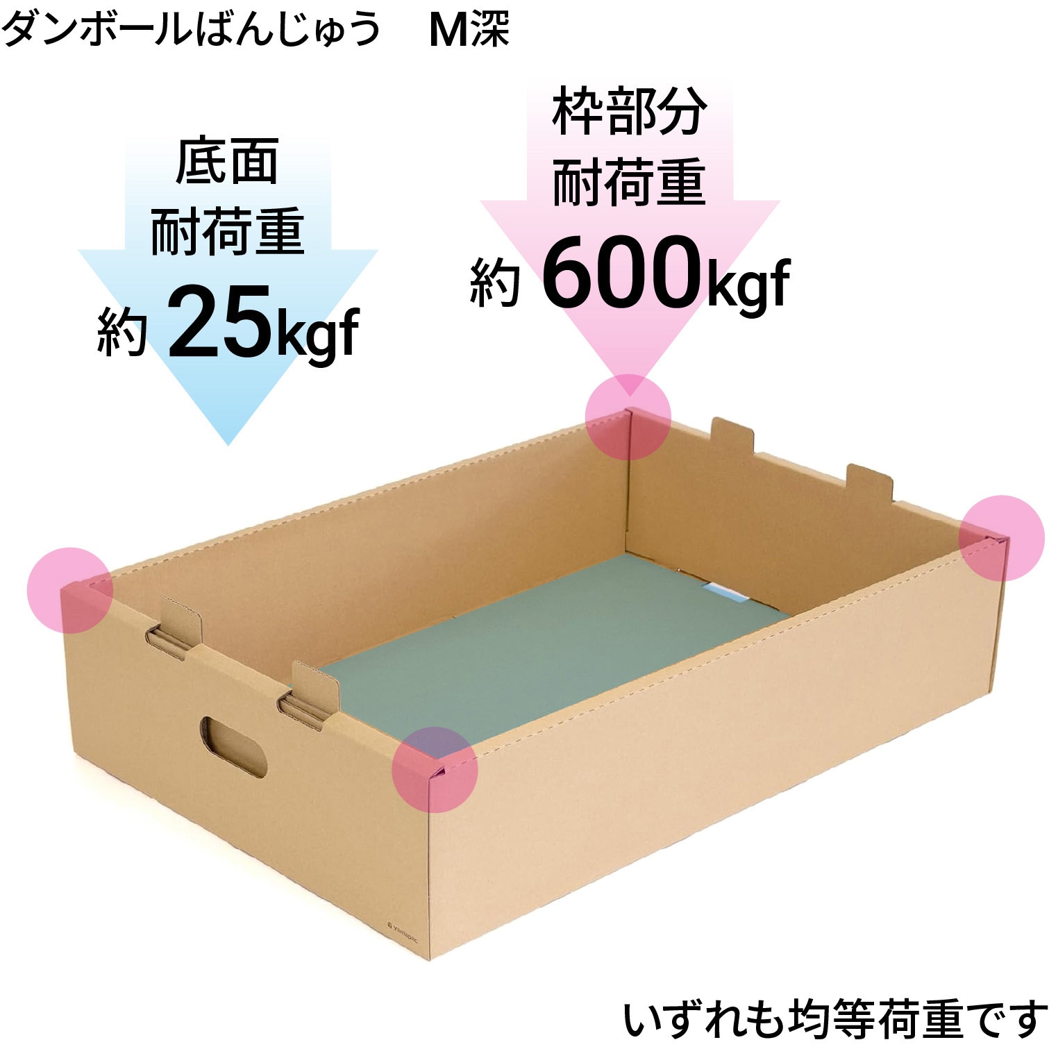 7000061 ダンボールばんじゅう 1セット(10個) yamapac 【通販モノタロウ】