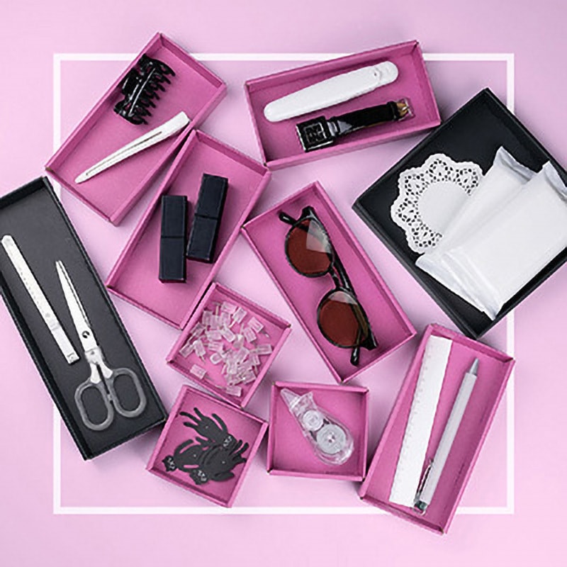 7000002 引き出しキレイ 整理トレイ SHIKI 浅型 1セット(10個) yamapac