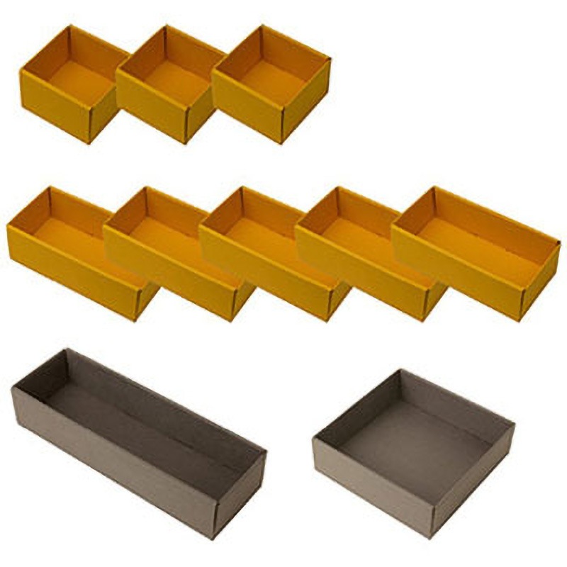 7000010 引き出しキレイ 整理トレイ SHIKI 深型 1セット(10個) yamapac