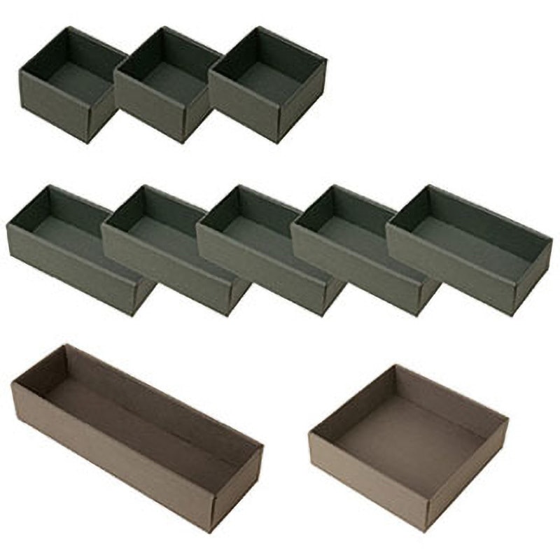 7000017 引き出しキレイ 整理トレイ SHIKI 深型 1セット(10個) yamapac