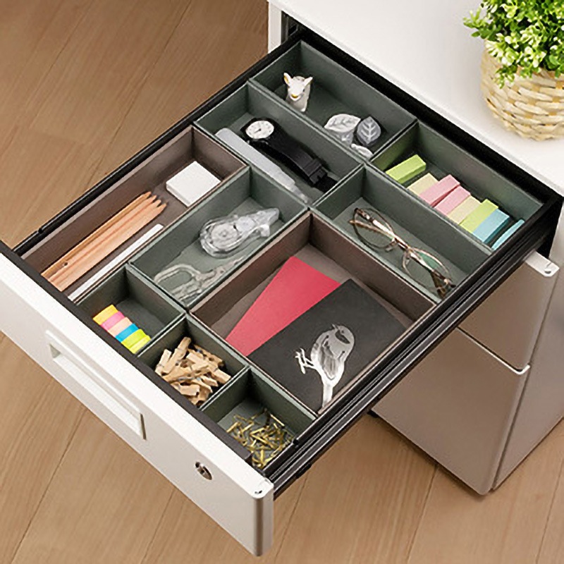 キイロイトリ17個+トレー１個 (18個セット) 7000017 引き出しキレイ 整理トレイ SHIKI 深型 1セット(10個) yamapac