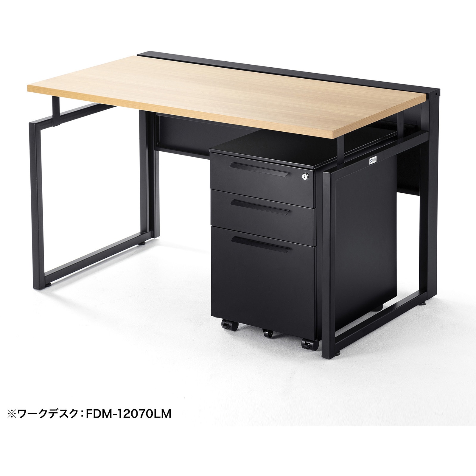 SNW-106BK キャビネット サンワサプライ 3段 鍵:有(番号/601～800
