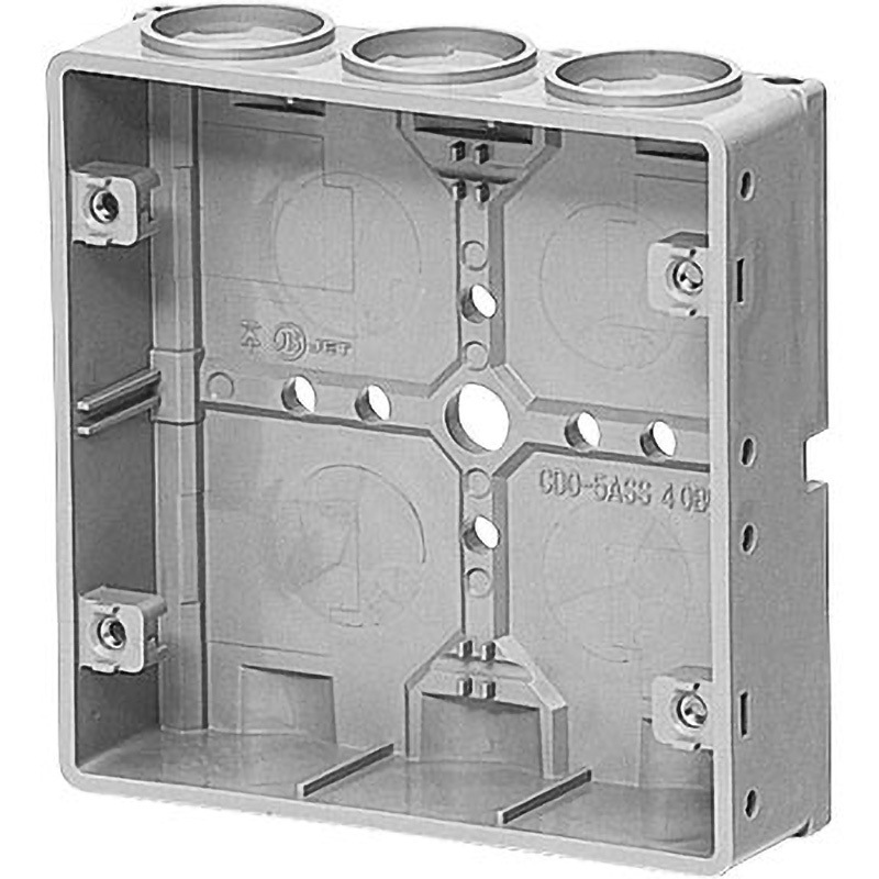 埋込四角アウトレットボックス(極薄型) 未来工業 【通販モノタロウ】