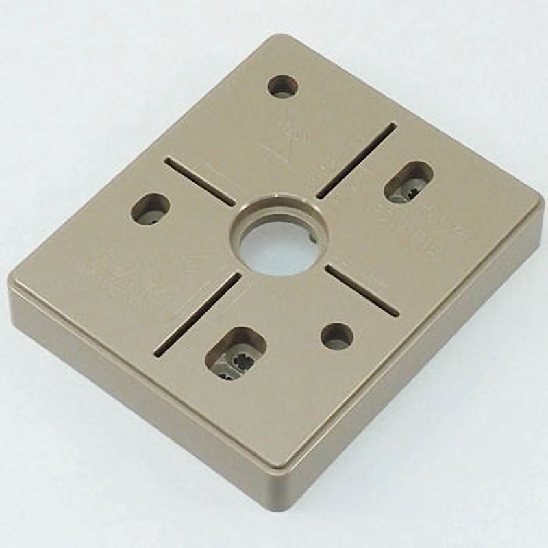 POW-1012LB ポリ台(照明器具取付用プラスチック絶縁台) 角型
