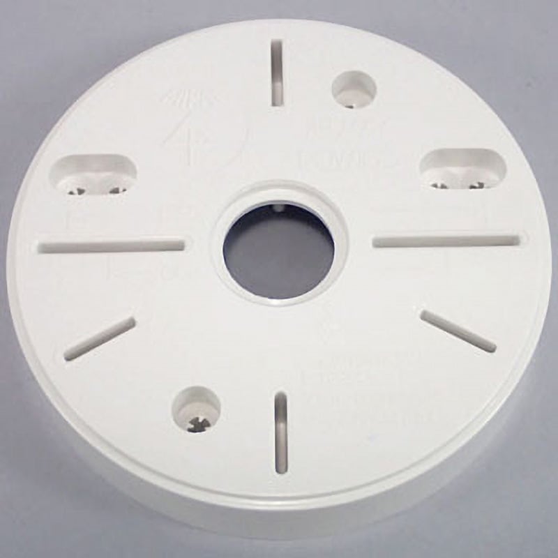 POW-105W ポリ台(照明器具取付用プラスチック絶縁台) 丸型 未来