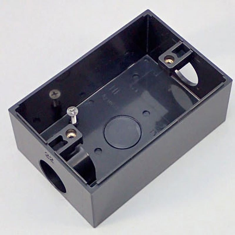 PVR22-BC1AK 露出スイッチボックス(防水コンセント用) 1個 未来