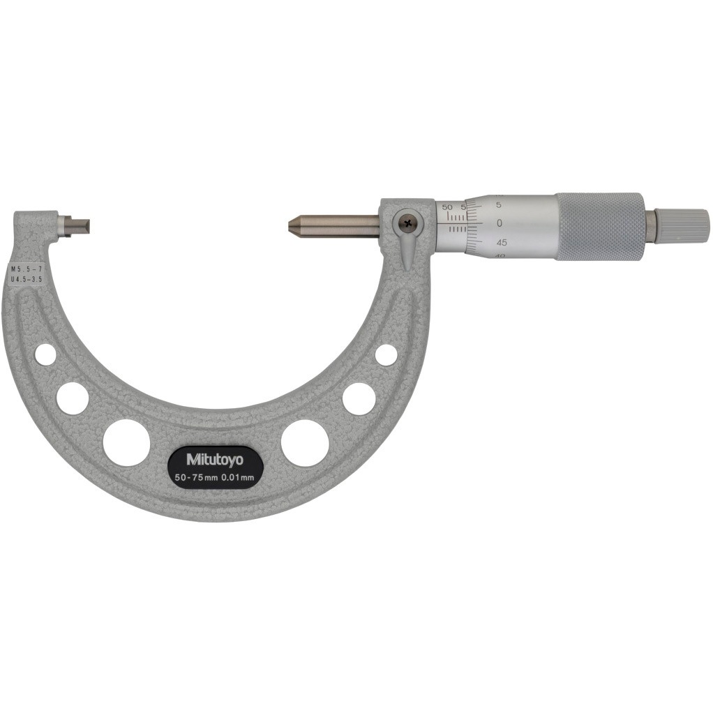 ミツトヨ マイクロメーター125㎜～150㎜ 替駒式ねじマイクロメータ TMC TMC-25 | 商品 | ミツトヨ