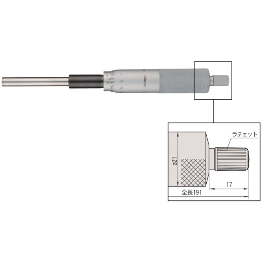 151シリーズ マイクロメータヘッド(標準形)