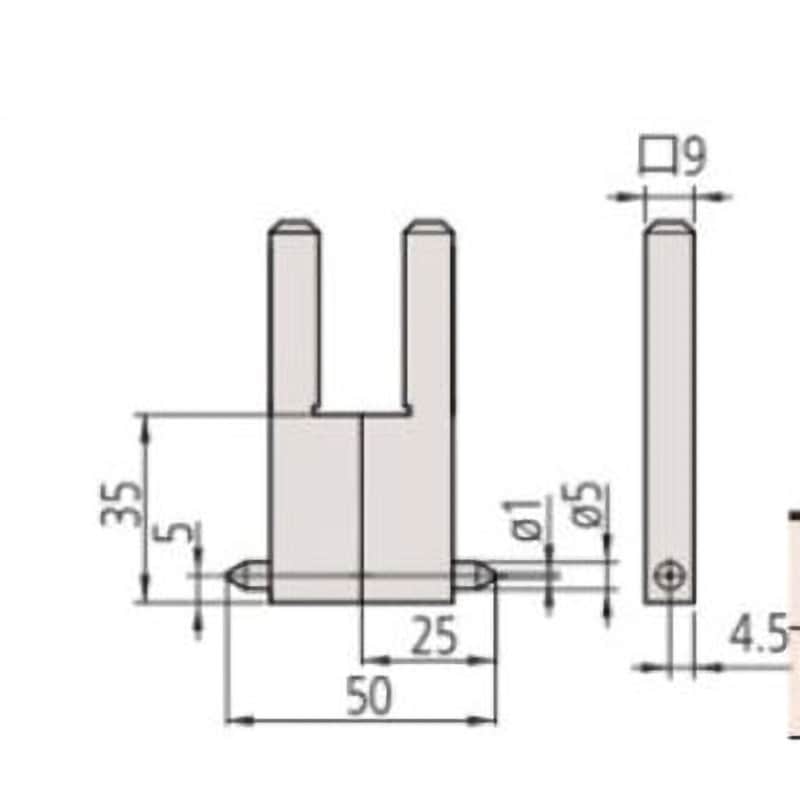 07CZA041 552シリーズ ABSクーラントプルーフカーボンキャリパCFC-GU専用測定子 Mitutoyo(ミツトヨ) ミツトヨ品番07CZA041 21,980円