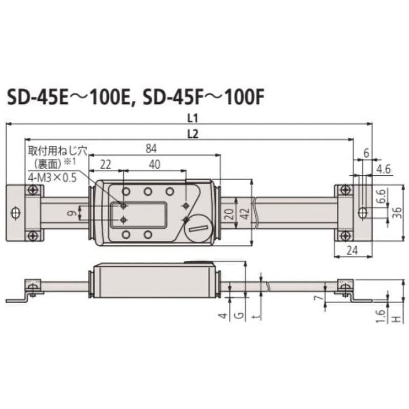 SD-100E ABSデジマチック測長ユニット ミツトヨ(Mitutoyo) 測定範囲1000mm - 【通販モノタロウ】