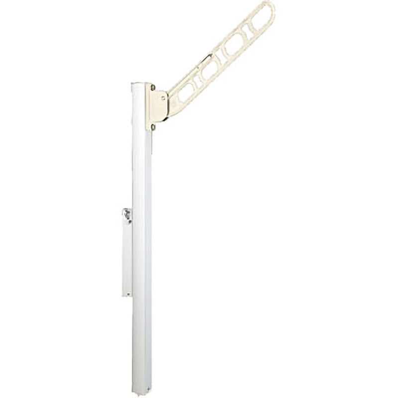 SK-460TSLP-WC バルコニー物干金物(縦収納・ポール型) SK-360・460TSLP 神栄ホームクリエイト(旧:新協和) 壁付型 ホワイトクリーム色 寸法(物干部)460mm 1本