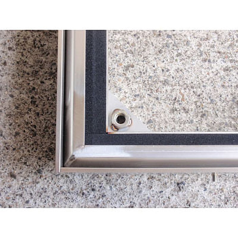 水上 ファースト ステンレス フロアーハッチ モルタル用防水・防臭、歩道用 蓋寸W300×D300mm FMW-300 MSXM-M-600 ハンドル付 フロアーハッチ 充填用 密閉型（防水・防臭形