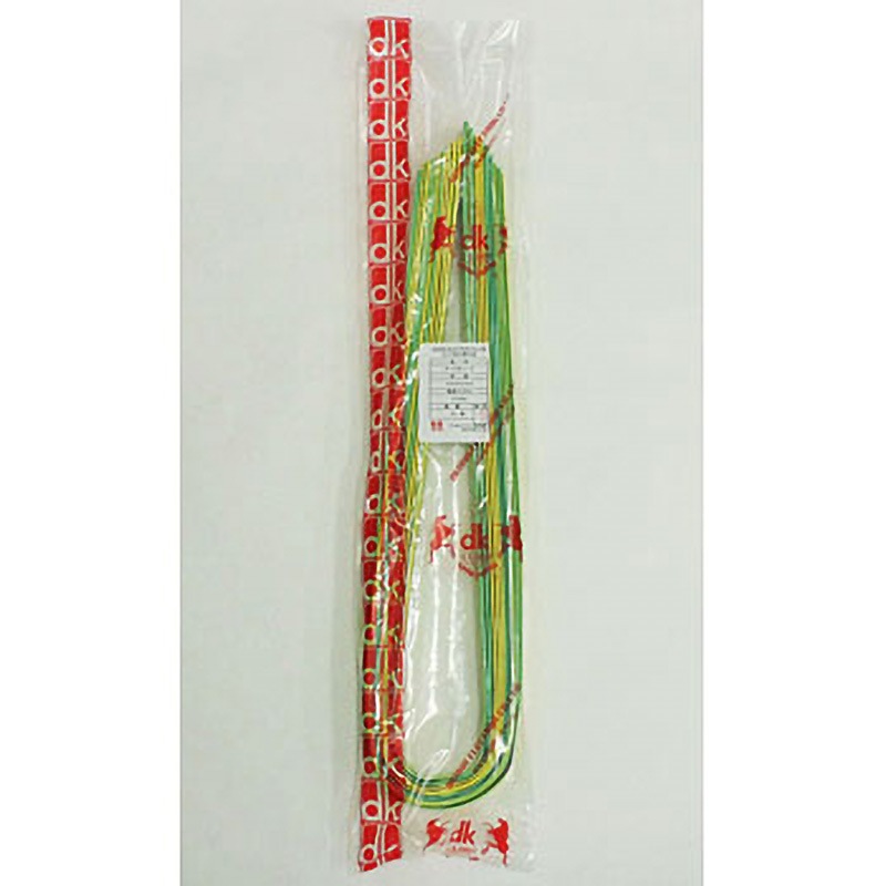 SZF2YG-20.0 アース配色熱収縮チューブ デンカエレクトロン 長さ1m 1パック(10本)