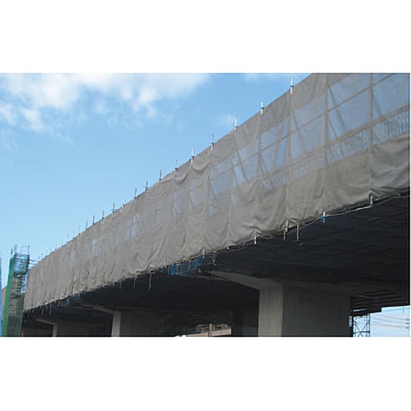 SMG3654 ターピーソフトメッシュ 萩原工業 グレー色 仕上り寸法3.6×5.4m  SMG3654