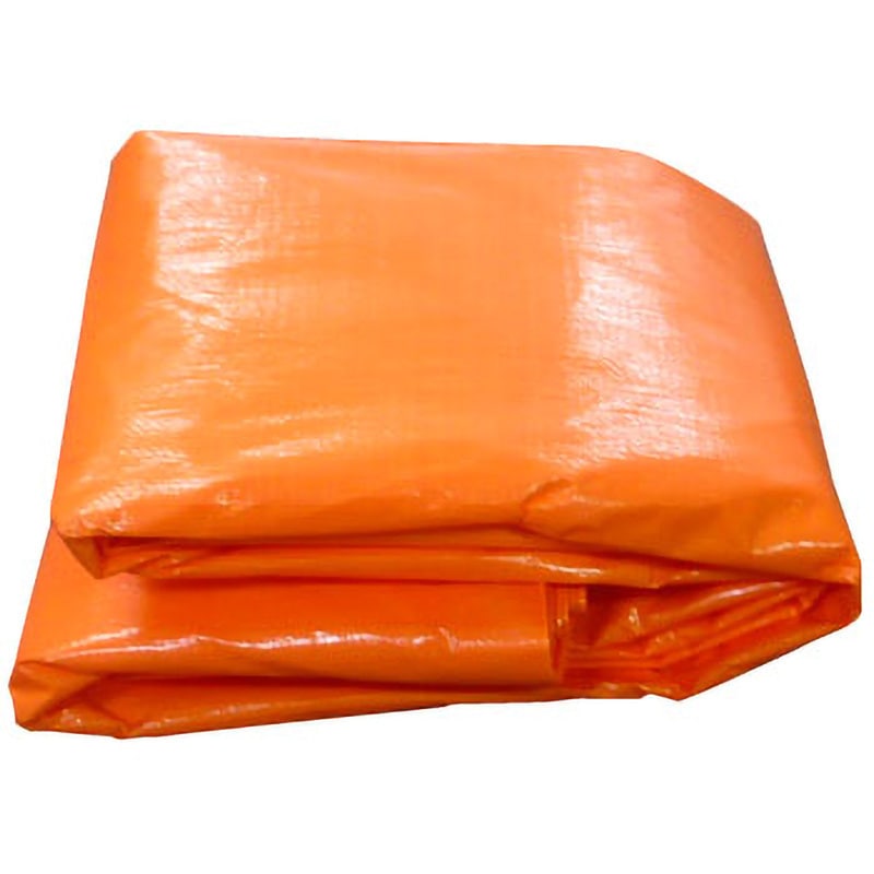 3.6mx5.4m ターピーシート#3000 萩原工業 オレンジ色 仕上り寸法3.53×5.30m