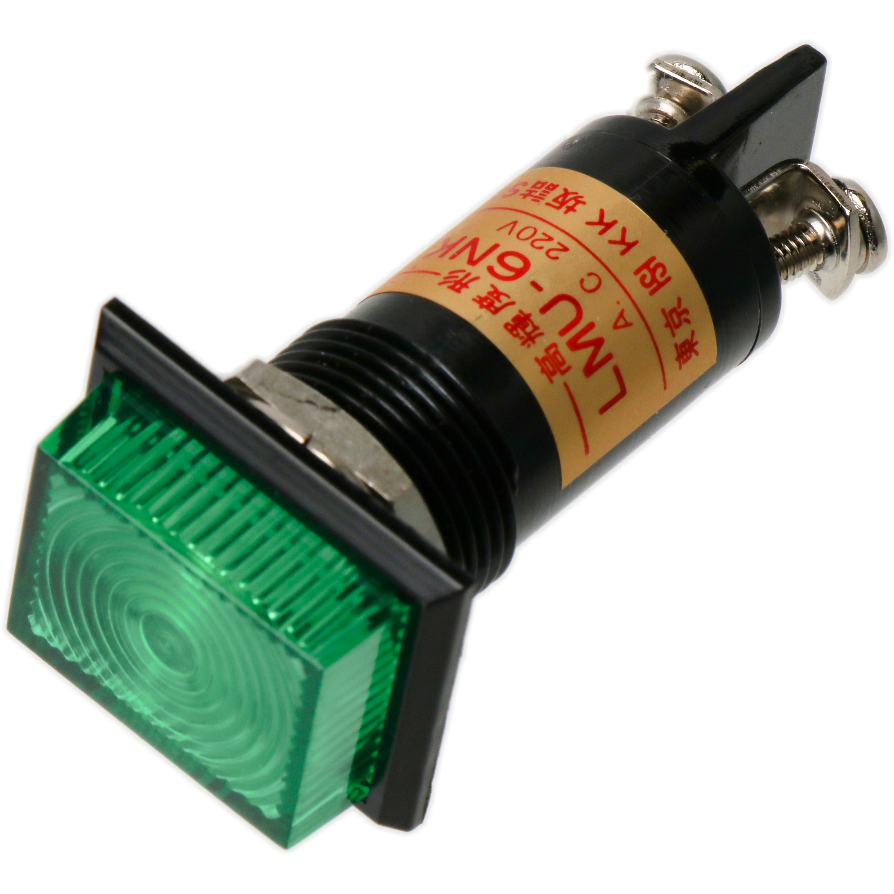 LMU-6NK AC220V G 《抵抗器内蔵》モールドフレーム形ネオン表示灯 1個 坂詰製作所 【通販モノタロウ】