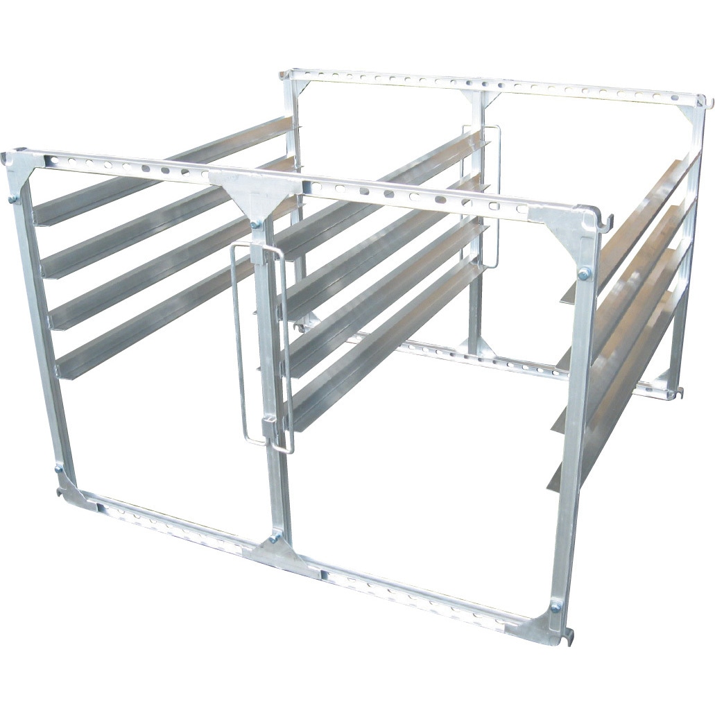 アルミ水平式育苗棚 アルミス 苗箱収納棚 【通販モノタロウ】